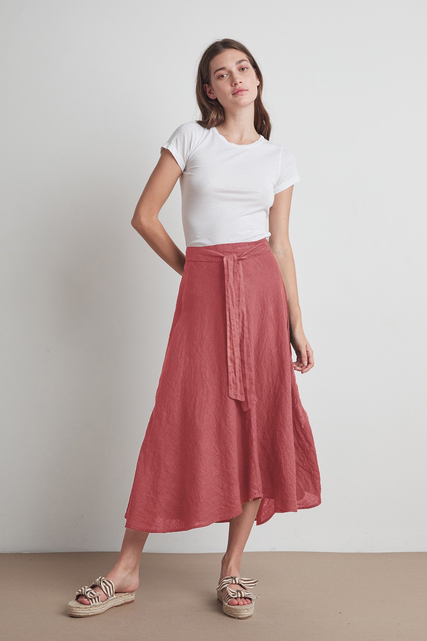 RALEIGH WOVEN LINEN SKIRT