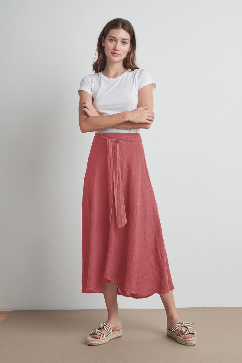 RALEIGH WOVEN LINEN SKIRT