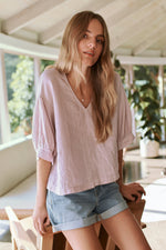 TAYLER LINEN BLOUSE