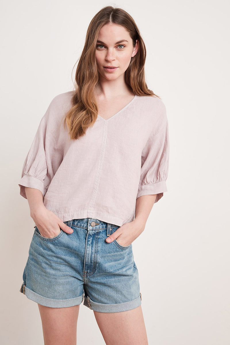 TAYLER LINEN BLOUSE