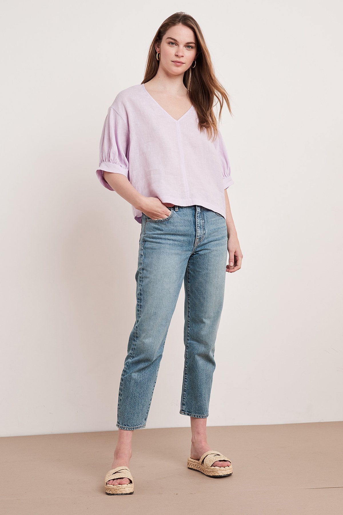 TAYLER LINEN BLOUSE